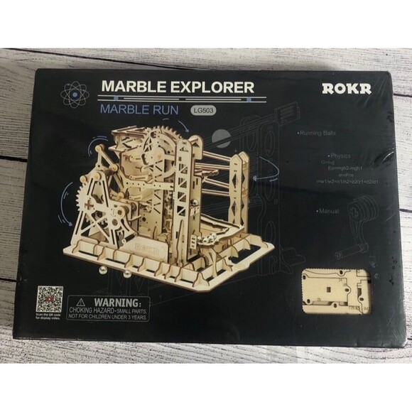 Robotime Rokr Marble Explorer Marble Run Mechanical Model Kit NEW - Picture 1 of 4